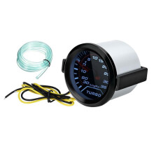 Generic 52mm Boost Gauge Car Gauge with Hose for Vehicle Automotive Car