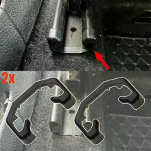 2X Für Skoda Rapid I II 2012 - Yeti 2009 Autositz Rutsche Clip Schiebeschiene Stanzen Kappe Abdeckung