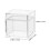 12 Pcs Candy Fällen Platz Schaufenster Organizer Halter Klar Display Container 2