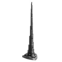 Burj Khalifa Tower Mallin metalliseos Miniatyyri Dubai Tower Malli Taide Askartelu Toimisto Home Tower