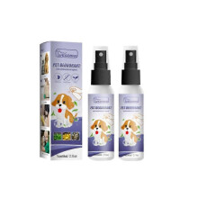 Pet Deodorizing Spray Remove Peculiar Smell Prevent Insect Natural Plant Dog Cat Pet Deodorant Pet Supplies 60ml,2pcs