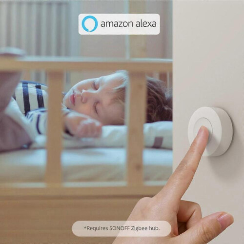 SONOFF Zigbee Wireless Remote Control Smart Switch, Smart Life Remote Control Switch Key Scene Switch Wireless Button for Smart Home Devices and Scene 2