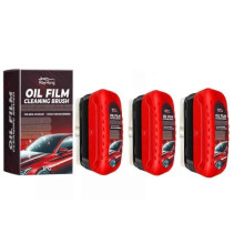 (3pcs) Auto Glass Oil Film Remover , Oil Film Remover for Glass, Powerful Windshield Cleaner & Oil Film Remover, Windshield Oil Remover,1-3pcs
