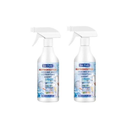 (2pcs)Freezer Defrosting Deicing Spray,De-Icer For Refrigerator Defroster Ice Buildup,1-3x