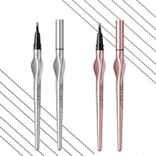 (Black) Cooklesa Upgraded Natural Waterproof Eyebrow Pen with Microfine Tip