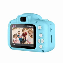 (color02) Mini Cartoon Photo Camera Toys 2 Inch HD Screen Childrens Digital Camera Video Recorder Camcorder Toys for Kids Girls Gift