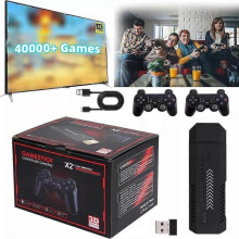 (256GB 58000 Games) X2 Plus 64G 30000 Game GD10 Pro 4K Game Stick 3D HD Retro Video Game Console Wireless Controller TV 50 Emulator For PS1/N64/DC-S