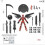 (red) 5th Gen Dummy13 Action Figure,Multi-Jointed Movable Toys DIY Assembled Model 1