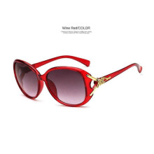 (Claret) Cat Eye Sunglasses for Women Polarized Trendy Oversized Sunglasses, Street Style UV Protection