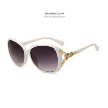 (White) Cat Eye Sunglasses for Women Polarized Trendy Oversized Sunglasses, Street Style UV Protection