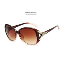 (Tan) Cat Eye Sunglasses for Women Polarized Trendy Oversized Sunglasses, Street Style UV Protection