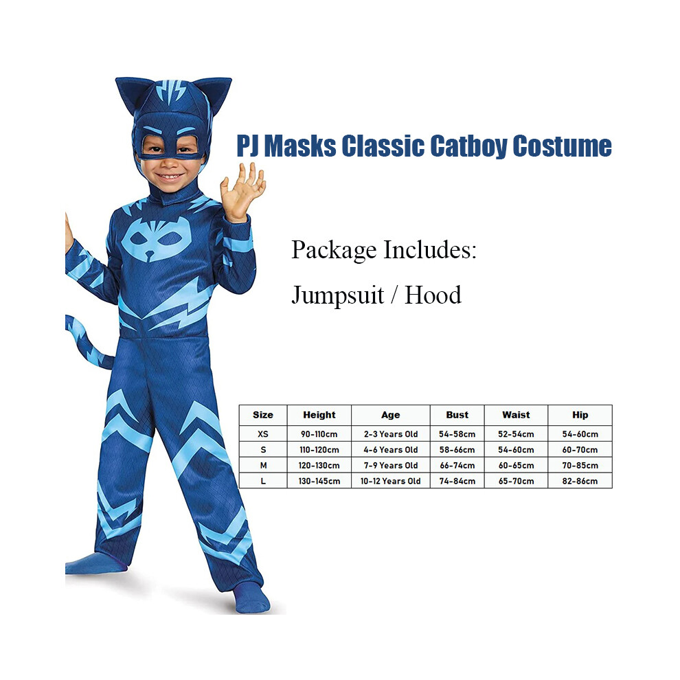 Photos - Fancy Dress ) cosplay Blue Pajama Boys Girls Anime Hero Costume with Mask Cosplay Clothe Suit Child Halloween costume(Blue, S(110-120cm)
