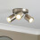 (Spotlight Plate, Satin Nickel) Litecraft Tanner Spotlights Ceiling 3 Lights 3