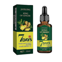 Jaysuing Ginger Hair Care Essential Oil Refreshing And Nourishing Scalp Follicles And Strengthening