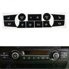 1Set AC-ohjauspainikkeen nupin tarra Ilmastointilaitteen korjaustarrasarja BMW E70 X6 E71:lle vaihto
