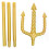 Uutuuksia Demon Prop Trident Halloween Decor Performance Props Fork Cosplay 1
