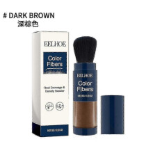 (Dark Brown) Color Fibers, Hair Volume Complement Color Fill Hairline Refreshing Oil Control Shade Powder