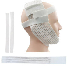 Super Deluxe White Chin Strap for Cpap Users - Anti Dry Mouth- Anti Snore Chin Strap Gr