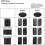 2 Buttons Key Shell Compatible CE0536 Folding Flip Key for Peugeot 207 307 308 A 2