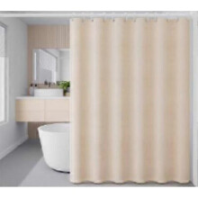 2025 Newest Linen Beige Glitter Shower Curtain Beige Cream Glitter Shiny