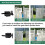 Double Side Gate Latch, Heavy Duty Swinging Door Latch Gate Hardware for 2