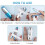 10 Pieces Finger Splints Metal Padded Finger Support Finger Stabilizer with Soft 3