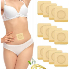 50 Pcs Disposable Castor Oil Belly Button Patch Hypoallergenic Castor Oil Pack Wrap Bel