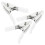 2025 Latest Model  3 Pcs Panel White Clips Clamps Spring A-shaped Wedding Dress for 4