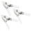 2025 Latest Model  3 Pcs Panel White Clips Clamps Spring A-shaped Wedding Dress for 5