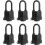 6 Pack Waterproof Padlocks Keyed Alike - Heavy Duty Laminated Steel Lock for 1