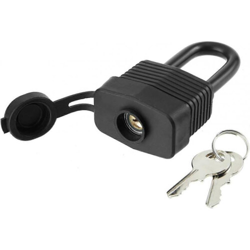 6 Pack Waterproof Padlocks Keyed Alike - Heavy Duty Laminated Steel Lock for 2