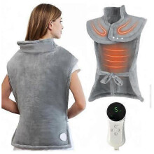 Heating Pad, Electric Heating Pad for Back Neck and Shoulders Pain Relief