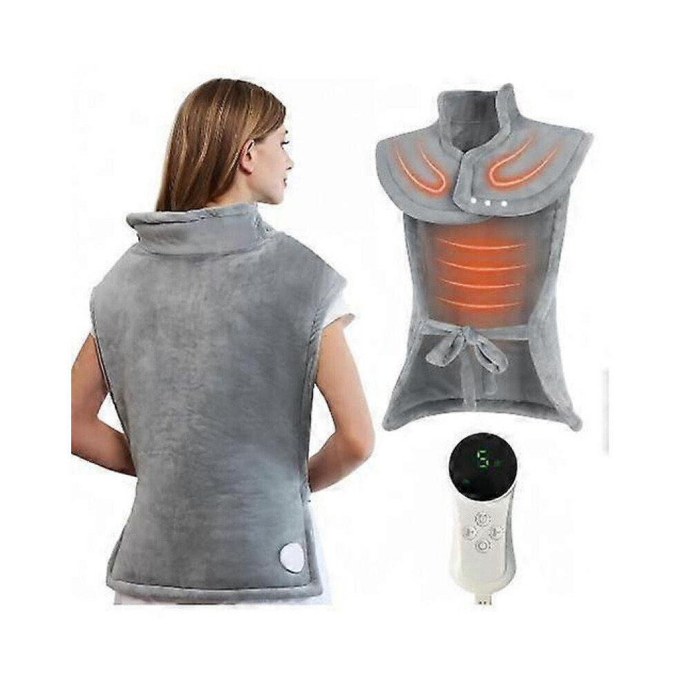 Heating Pad, Electric Heating Pad for Back Neck and Shoulders Pain Relief