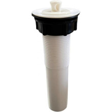 Mobile Home/RV White Lavatory Sink 1-1/4 CO Plug & Drain