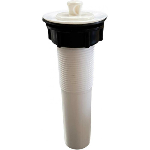Mobile Home/RV White Lavatory Sink 1-1/4 CO Plug & Drain