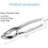 Nutcracker Nuts Tool, 2 Pcs AcserGery Gift Crackers Walnut Plier,Multi-Function 2