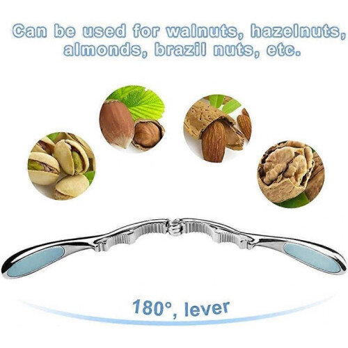 Nutcracker Nuts Tool, 2 Pcs AcserGery Gift Crackers Walnut Plier,Multi-Function 2