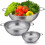 Colander Stainless Steel,AcserGery Kitchen Colander Strainer Set With 1