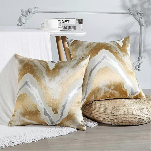 2 Pack Soft Decorative Square Throw Pillow Covers Cushion Covers Pillowcases Acsergery Gift 2