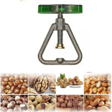 Nutcracker with Acsergery Non-Slip Handle,Nut Cracker Black Walnut Cracker Stainless Steel Gift