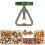 Nutcracker with Acsergery Non-Slip Handle,Nut Cracker Black Walnut Cracker Stainless Steel Gift 1