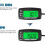 Inductive Tachometer with Hour Meter - Backlit Display for Gasoline Engine ATVs, UTVs, Dirt Bikes, and More 2