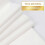 4 Pcs Acsergery Disposable Plastic Tablecloths, Plastic Rectangle Pure White Tablecloths Gift 3