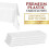 4 Pcs Acsergery Disposable Plastic Tablecloths, Plastic Rectangle Pure White Tablecloths Gift 5