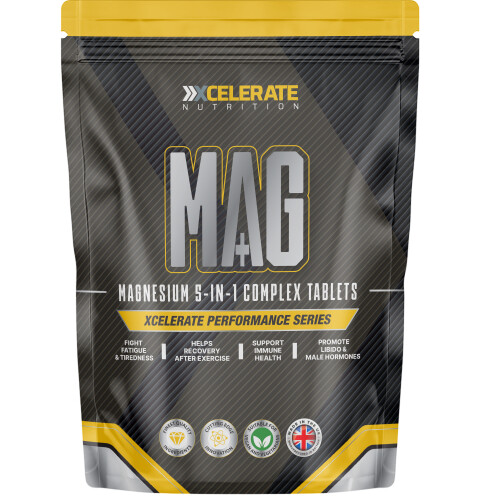 (120 Tablets) Magnesium Glycinate High Potency Vegan Tablets