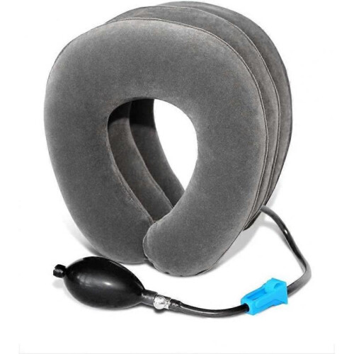 Acsergery Cervical Neck Traction Collar Device Inflatable Spine Alignment Pillow Instant Gift 1
