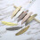 8 Pieces AcserGery Gift Metal Feather Bookmarks Assorted Metal Bookmark Feather 2