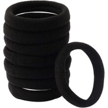 100 Pcs Hair Ties for Acsergery Women, Cotton Hair Bands Elastic Hair Bobbles Stretch Gift
