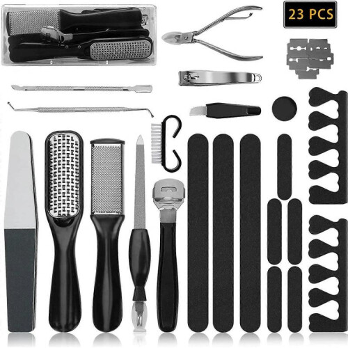 Professional Pedicure Kit,AcserGery 23 In 1 Stainless Steel Pedicure Tools Set