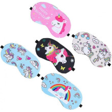5 Pieces Acsergery Unicorn Eye Cover, Cute Sleeping Cover Lightweight Eye Cover Eye Shade Gift
